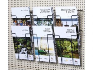 Innovative wire displays for retail brochures